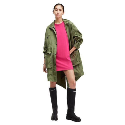 AllSaints Anna Crew Neck Short Sleeve Mini Dress